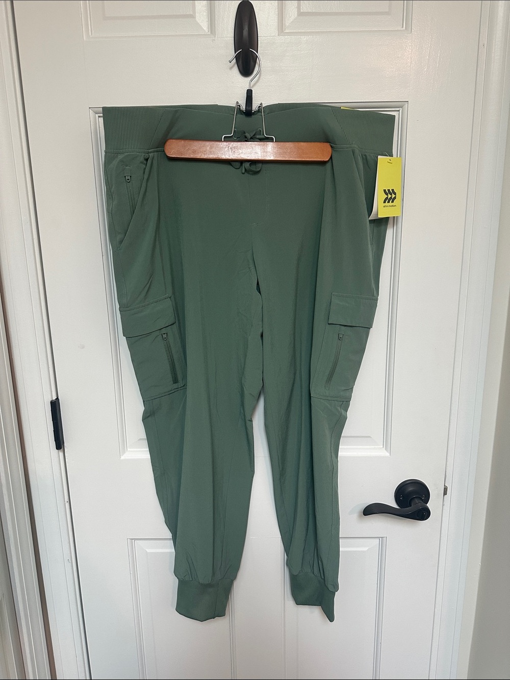 all in motion Olive Cargo Jogger Pants
